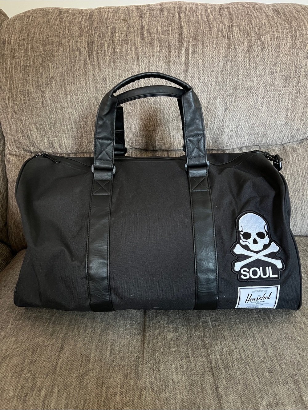 Herschel Supply Co. x SoulCycle Limited Edition Black Novel Duffle Bag